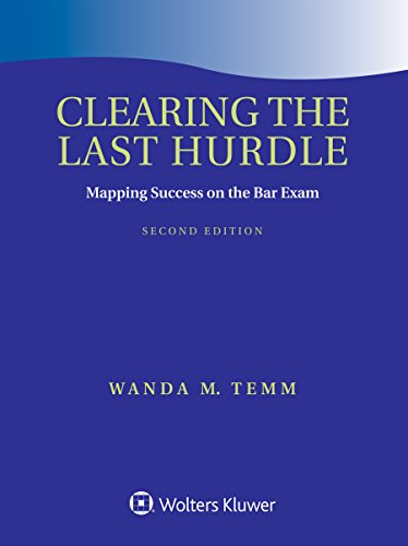 Book cover for clearing the last hurdle